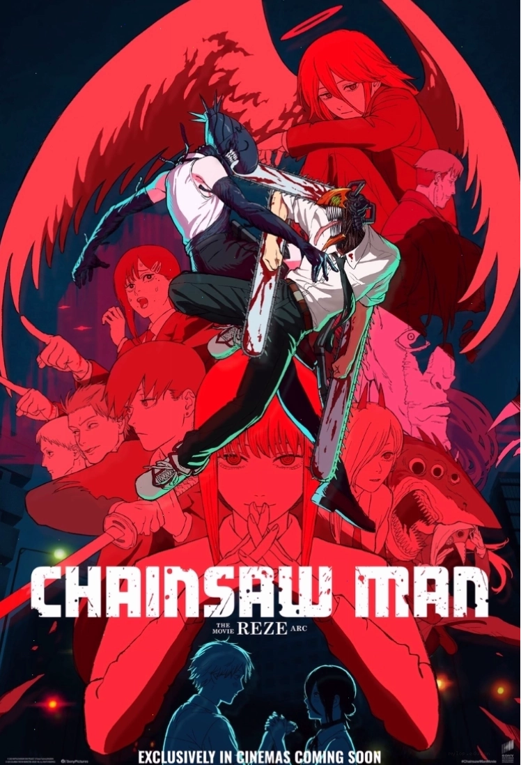 Poster Chainsaw Man The Movie Reze Arc