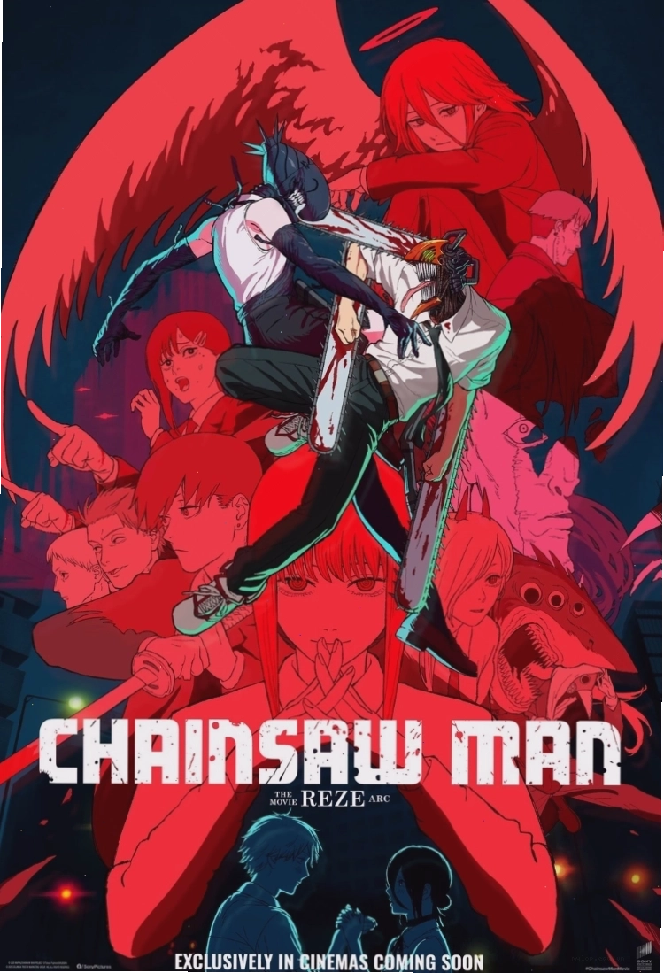 Poster phim anime Chainsaw Man: The Movie: Reze Arc