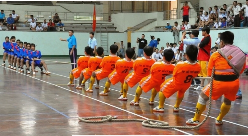 Quy định về thành phần đội chơi trong luật kéo co