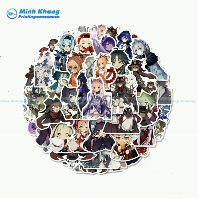 Sticker anime dán laptop