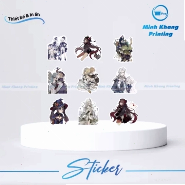 Sticker anime nhân vật dễ thương