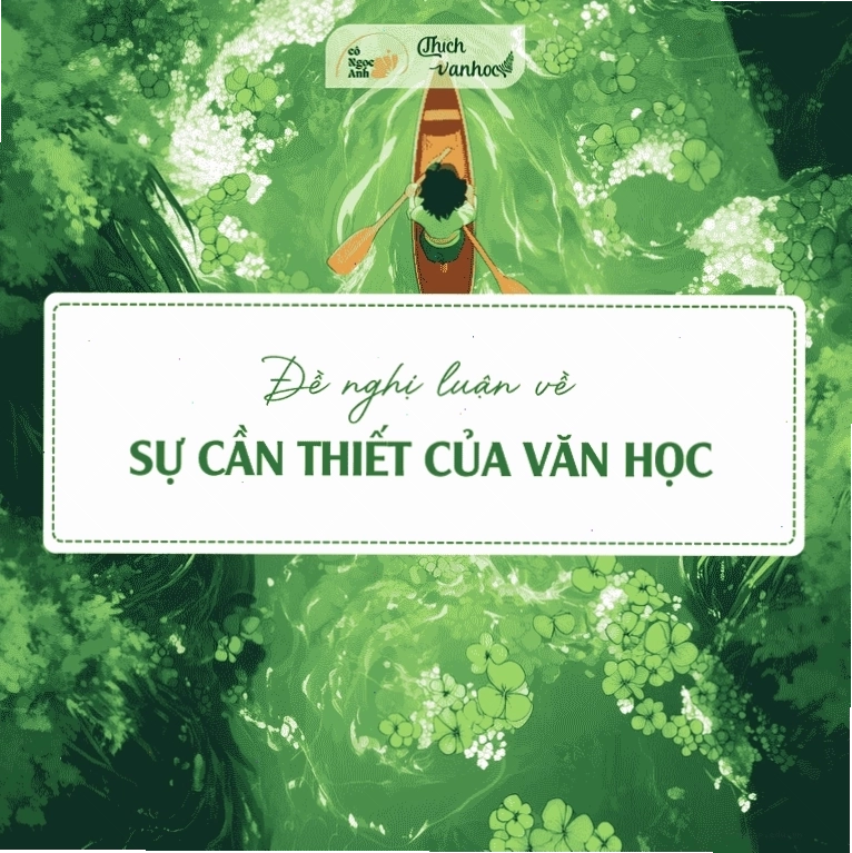 Sự cần thiết của văn học trong cuộc sống