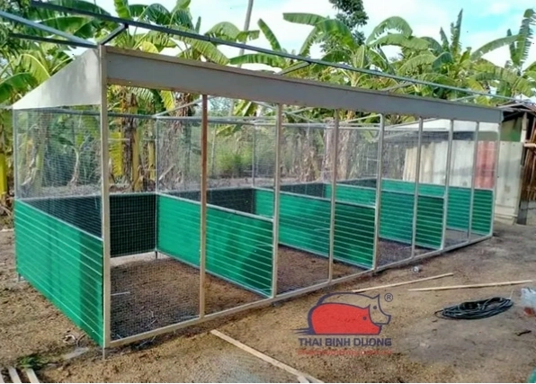 Thiết kế chuồng gà thả vườn thông thoáng, sạch sẽ
