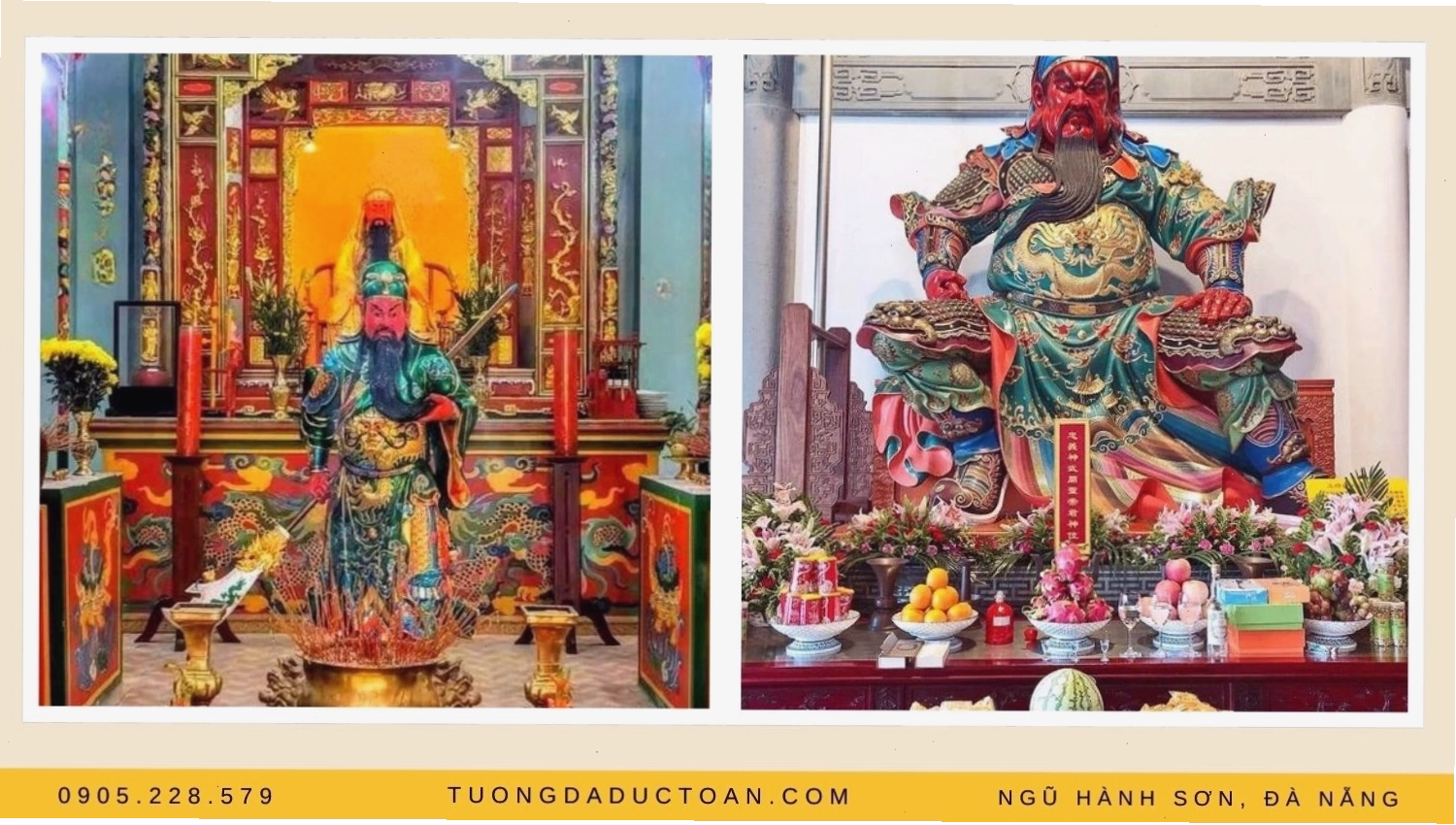 Thờ cúng quan thánh đế quân với lòng thành kính và sự tôn trọng