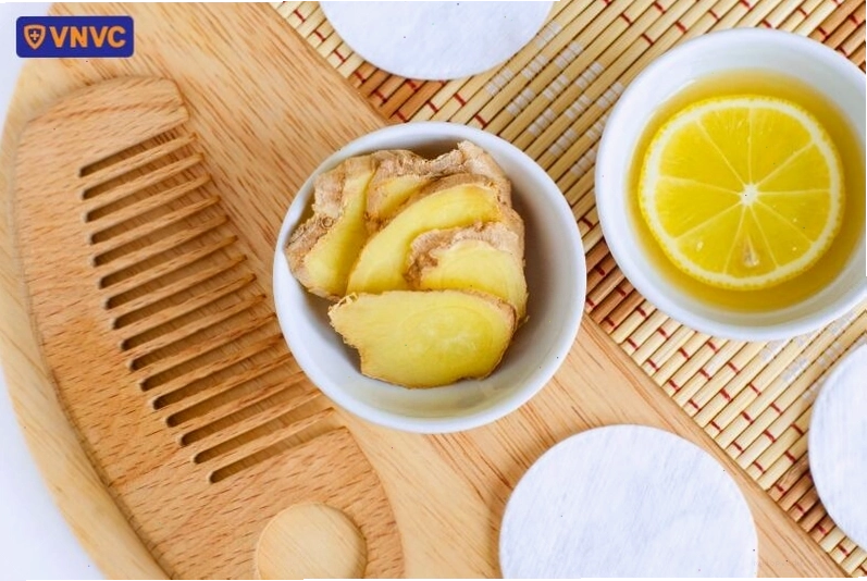 Trà gừng chanh ấm giúp giảm triệu chứng quai bị