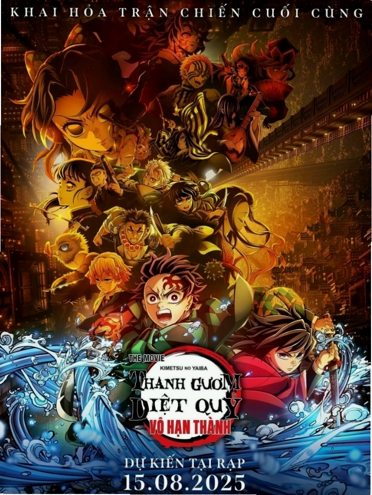Trận chiến khốc liệt trong phim anime mới Demon Slayer Infinity Castle