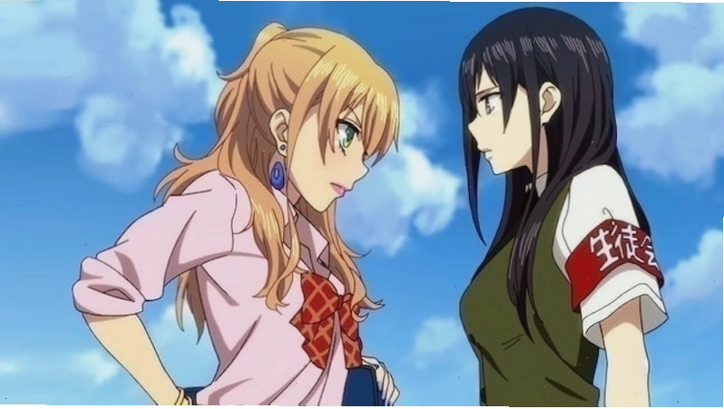 Tranh minh họa nhân vật trong anime yuri Citrus