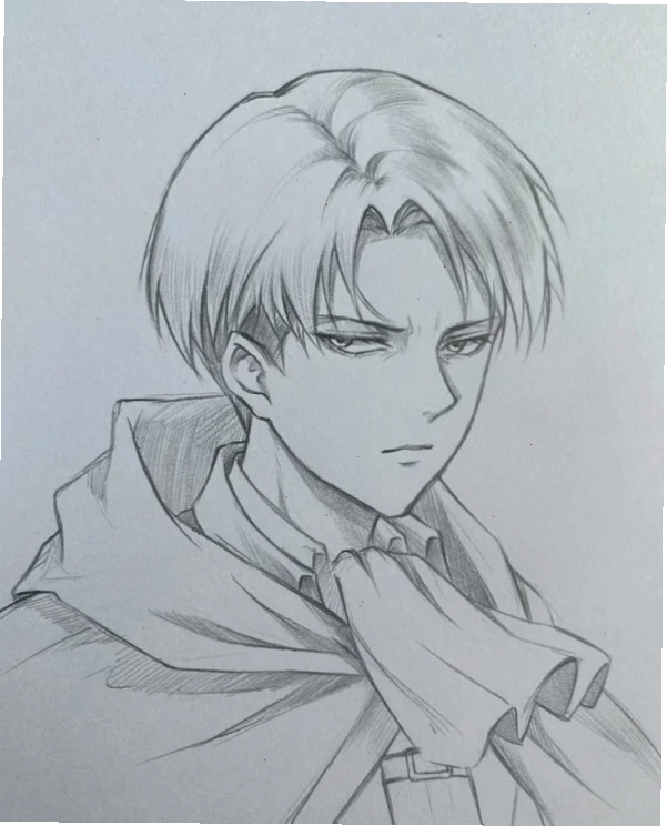 Tranh vẽ anime nam đẹp đơn giản nhưng vẫn toát lên vẻ cuốn hút