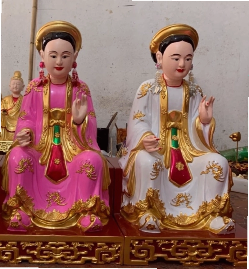 Tượng thờ Cô Bơ tại Sơn Đồng