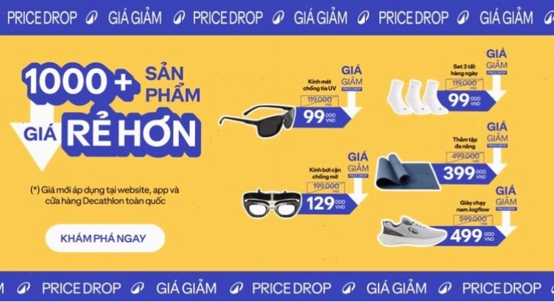 Ưu đãi mua sắm đồ dùng cầu lông
