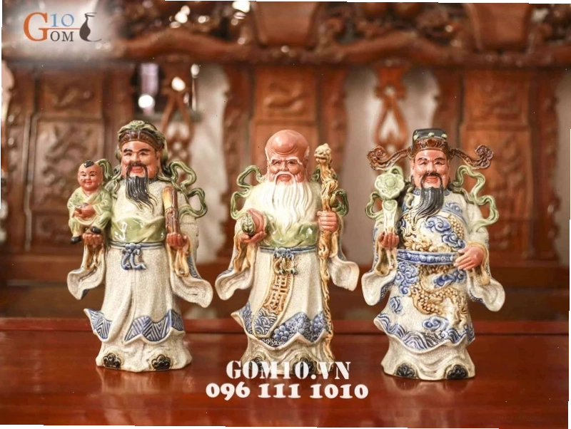 Ý nghĩa của từng ông trong bộ tượng Phúc Lộc Thọ