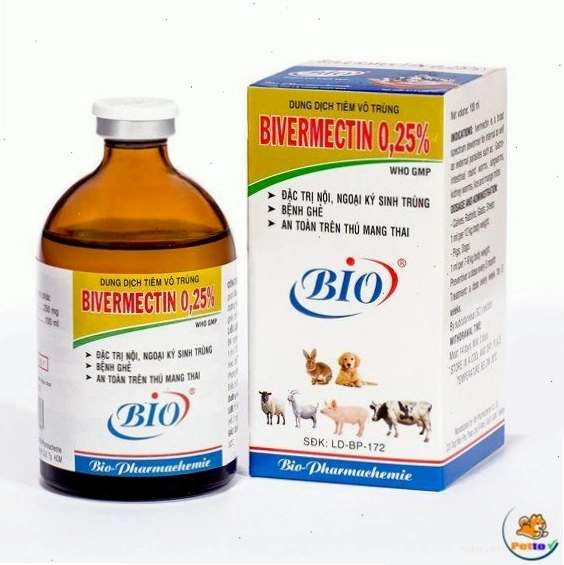 Thuốc Bivermectin hỗ trợ điều trị các bệnh viêm da tiết bã ở chó