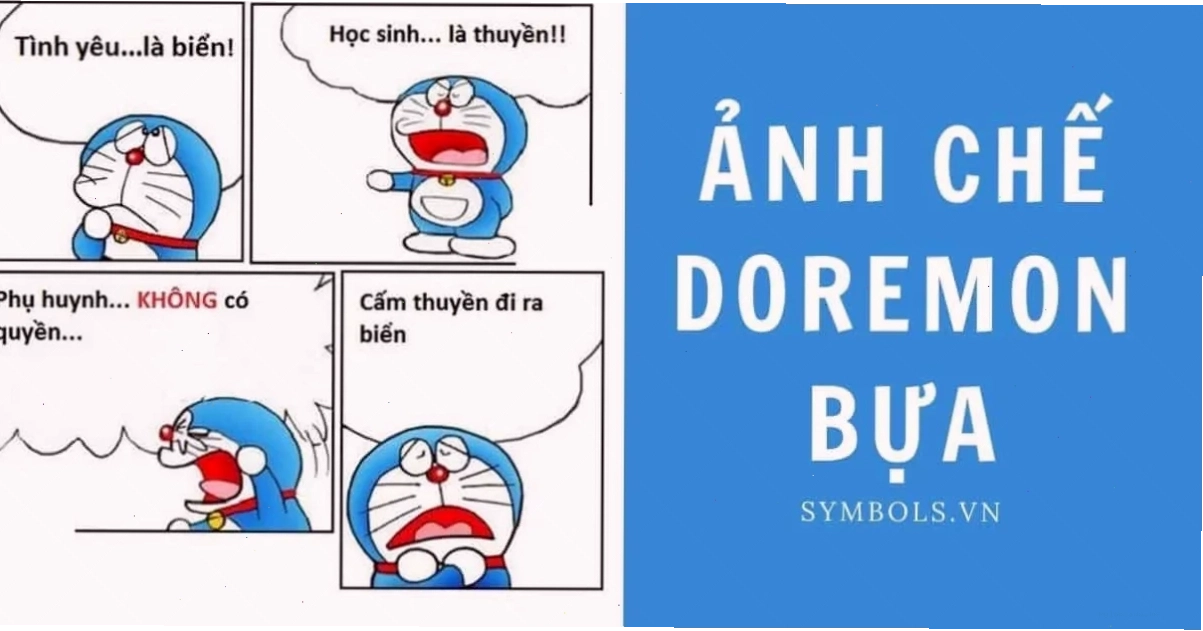 Mẫu meme doremon chế cực hài phiên bản mới nhất