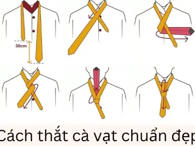 Cách thắt cà vạt chuẩn đẹp giúp nam giới ghi điểm cao