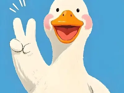 Kho hình avatar vịt hài hước ngáo ngơ siêu cấp đáng yêu