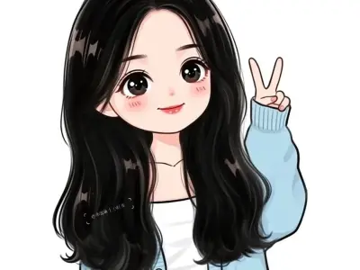 Bộ ảnh hình nữ cute chibi dễ thương gây sốt hiện nay
