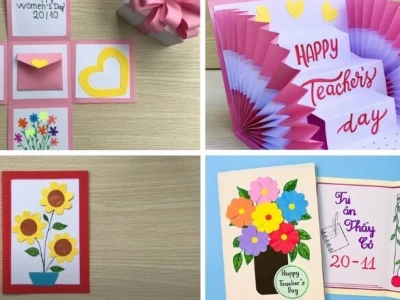 Hướng dẫn 10+ cách làm thiệp 20/11 ý nghĩa tặng thầy cô