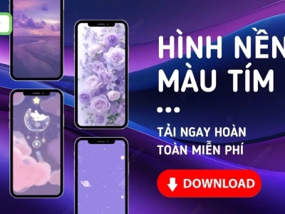 Khám phá ngay hình nền avatar màu tím cute độc đáo cho năm 2026