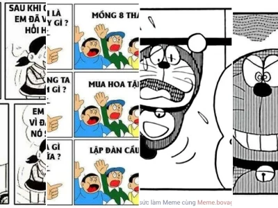 Bộ sưu tập meme doremon chế cực hài cho giới trẻ